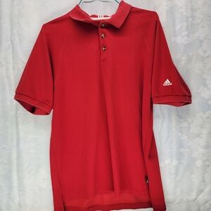 Adidas Climalite Stretch Polo Red size Large
